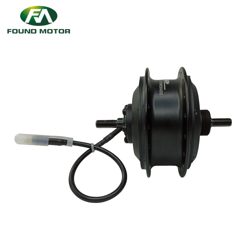 24/36/48V 250W350W BLDC rueda trasera motor de cubo de engranaje sin escobillas bicicleta eléctrica con cable impermeable FM-01-01-92Z