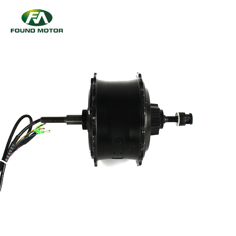 36/48V 500W750W1000W rueda libre trasera gorda para nieve motor de cubo de engranaje sin escobillas de bicicleta eléctrica gorda FM-01-01-BSBR