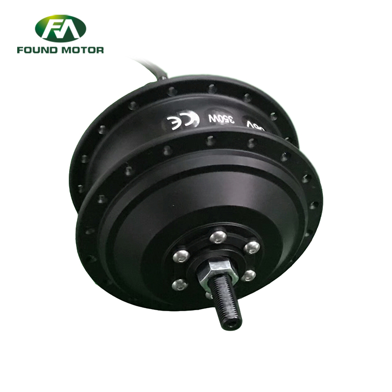 24/36/48V 180-350W Cassette rear drive geared brushless ebike spoke hub motor CE aprroved FM-01-01-08C