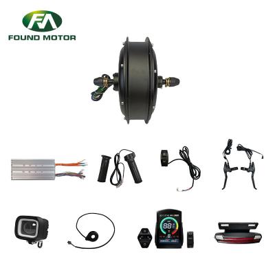 FOUNDMOTOR Rear Drive 72V 3000W Electric Fatbike Conversion Kit 
