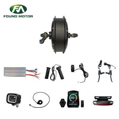 FOUNDMOTOR Rear Drive 72V 5000W Electric Fatbike Conversion Kit 