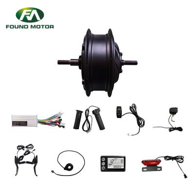 FOUNDMOTOR 36V 500W BLDC Geared Rear Drive Electric Bike Conversion Kit