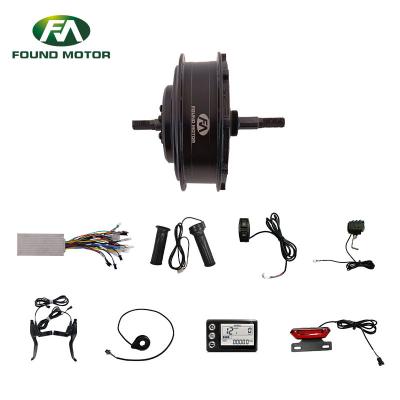 FOUNDMOTOR 48V 750W BLDC Geared Rear Drive Electric Bicycle Conversion Kit
