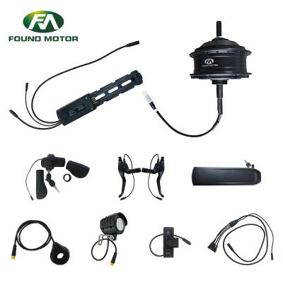 FOUNDMOTOR 36V 250W BLDC Geared Rear HL Drive Electric Bicycle Conversion Kit